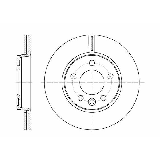 Слика на кочионен диск REMSA 6707.10 за VW Transporter 6 Box (SGA, SGH) 2.0 TDI - 84 коњи дизел