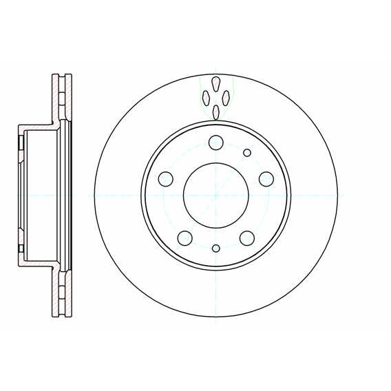 Слика на кочионен диск ROADHOUSE 61204.10 за Citroen Jumper BUS 230P 2.0  4x4 - 109 коњи бензин