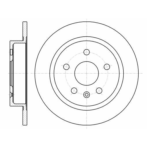 Слика на кочионен диск ROADHOUSE 61279.00 за Saab 9-5 Sedan (YS3G) 2.0 TiD - 160 коњи дизел