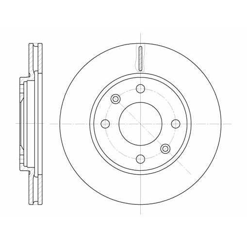 Слика на кочионен диск ROADHOUSE 6131.10 за Peugeot 106 (1A,1C) 1.0 - 50 коњи бензин