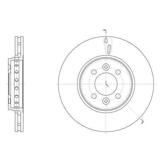 Слика на кочионен диск ROADHOUSE 61499.10 за Renault Megane 1 (BA0-1) 1.9 dTi (BA1U) - 80 коњи дизел