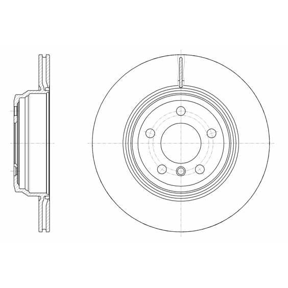 Слика на кочионен диск ROADHOUSE 61547.10 за BMW 3 Sedan F30 F35 F80 330 d - 258 коњи дизел