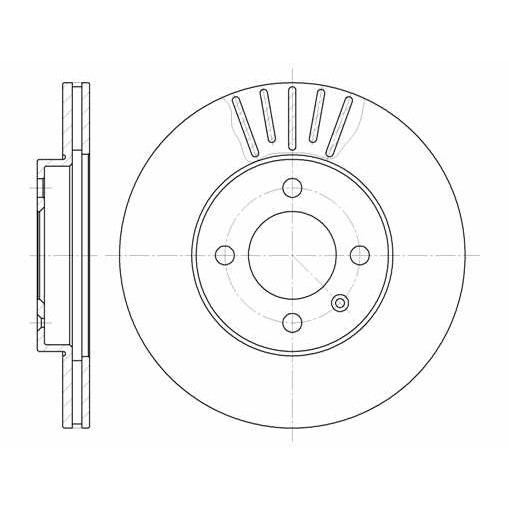 Слика на кочионен диск ROADHOUSE 6175.10 за VW Caddy 2 Box (9K9A) 1.9 SDI - 64 коњи дизел