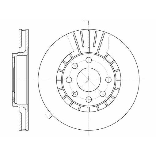 Слика на кочионен диск ROADHOUSE 6178.10 за Opel Kadett E Convertible 2.0 i - 115 коњи бензин