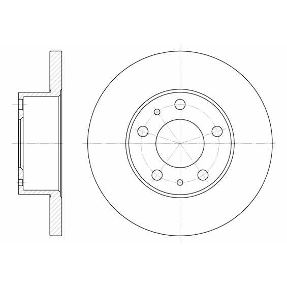 Слика на кочионен диск ROADHOUSE 6473.00 за Fiat Ducato Platform 250 160 Multijet 3,0 D - 158 коњи дизел