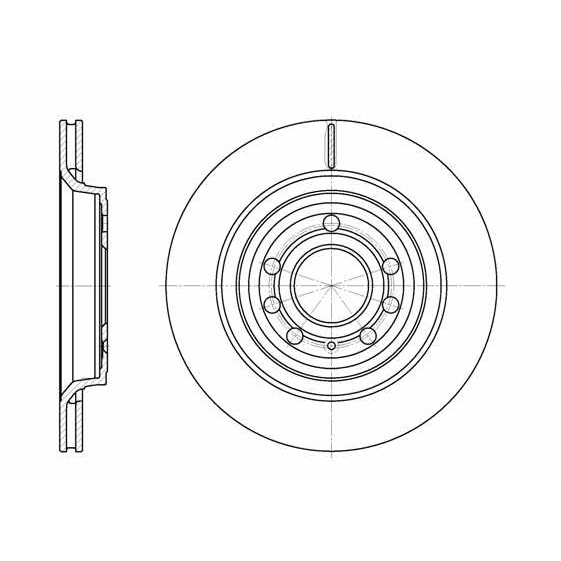 Слика на кочионен диск ROADHOUSE 6686.10 за Saab 9-3 Estate 2.0 t BioPower - 197 коњи Бензин/Етанол