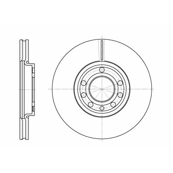 Слика на кочионен диск ROADHOUSE 6689.10 за Saab 9-3 Estate 1.9 TiD - 150 коњи дизел