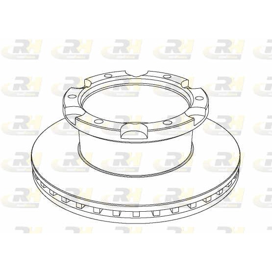 Слика на Кочионен диск ROADHOUSE Heavy Duty Brake Discs NSX1036.20