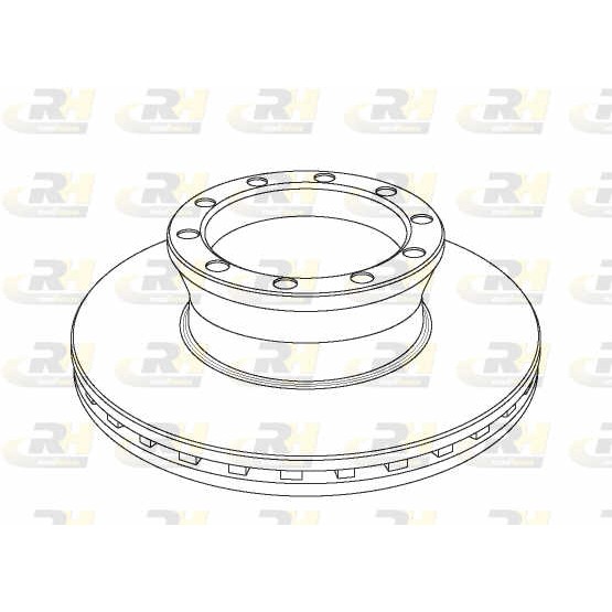 Слика на кочионен диск ROADHOUSE Heavy Duty Brake Discs NSX1040.20 за камион MAN SG SG 242,SG 292 - 305 коњи дизел