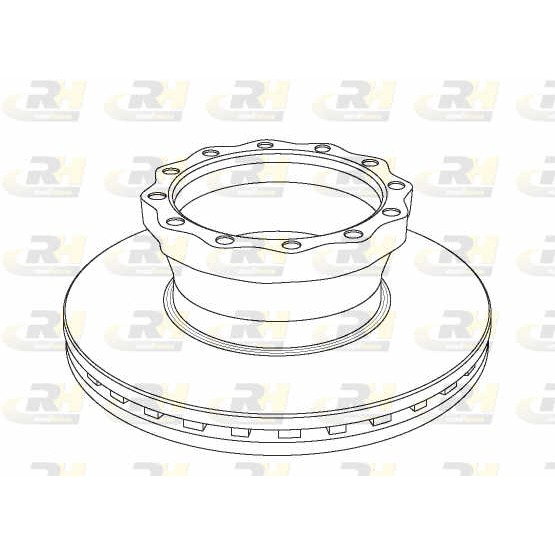 Слика на Кочионен диск ROADHOUSE Heavy Duty Brake Discs NSX1043.20