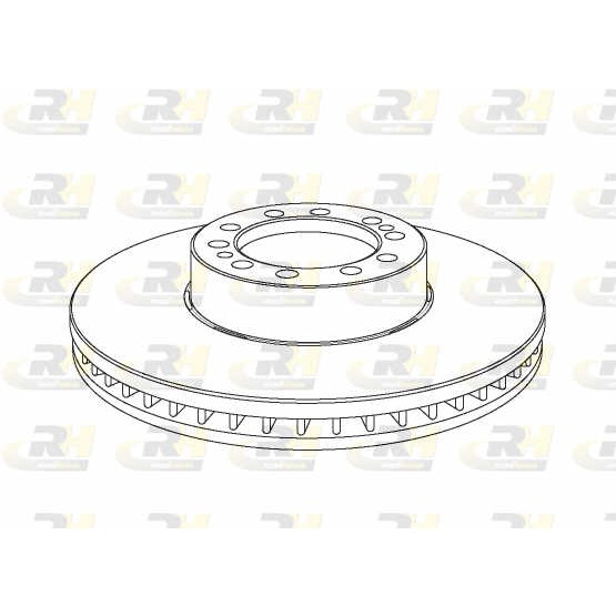 Слика на кочионен диск ROADHOUSE Heavy Duty Brake Discs NSX1075.20 за камион Renault Major R 340ti.18 - 339 коњи дизел