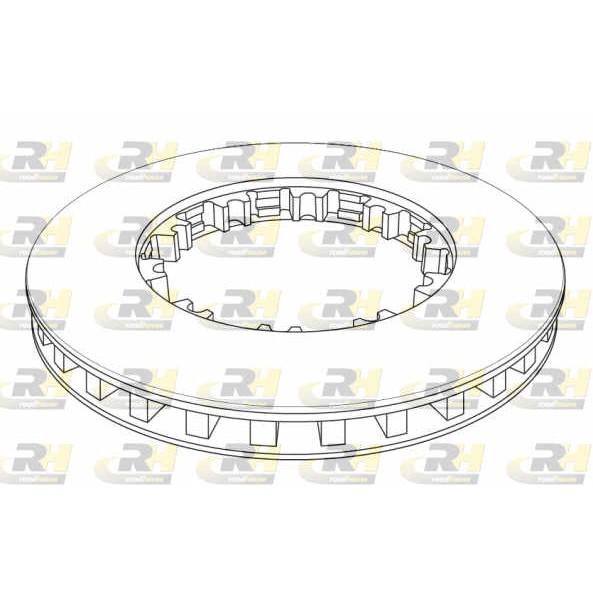 Слика на кочионен диск ROADHOUSE Heavy Duty Brake Discs NSX1143.21 за камион DAF 75 CF FT 75 CF 320 - 320 коњи дизел