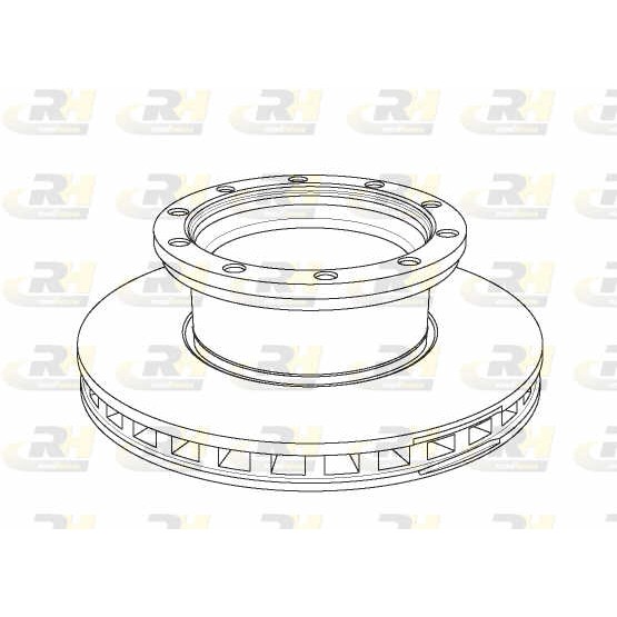 Слика на Кочионен диск ROADHOUSE Heavy Duty Brake Discs NSX1144.20