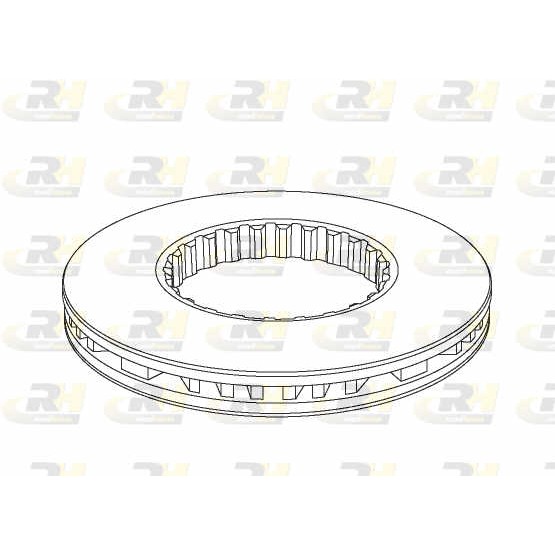 Слика на кочионен диск ROADHOUSE Heavy Duty Brake Discs NSX1146.20 за камион Renault Premium 2 Route 410.24 - 411 коњи дизел