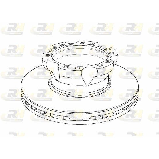 Слика на Кочионен диск ROADHOUSE Heavy Duty Brake Discs NSX1154.20