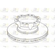 Слика 1 на кочионен диск ROADHOUSE Heavy Duty Brake Discs NSX1154.20