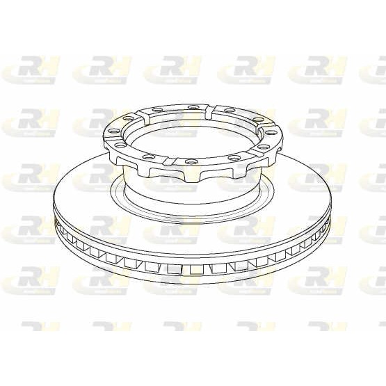 Слика на кочионен диск ROADHOUSE Heavy Duty Brake Discs NSX1159.20 за камион Iveco Stralis AT 440S43 - 430 коњи дизел