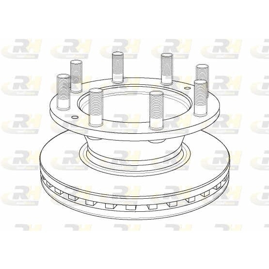 Слика на кочионен диск ROADHOUSE Heavy Duty Brake Discs NSX1162.20 за камион Iveco Eurocargo 150 E 24 K tector - 240 коњи дизел