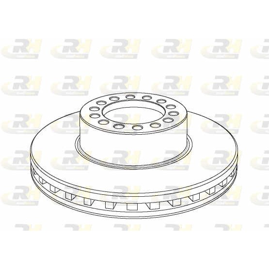 Слика на кочионен диск ROADHOUSE Heavy Duty Brake Discs NSX1175.20 за камион Iveco Eurocargo 150 E 24 K tector - 240 коњи дизел