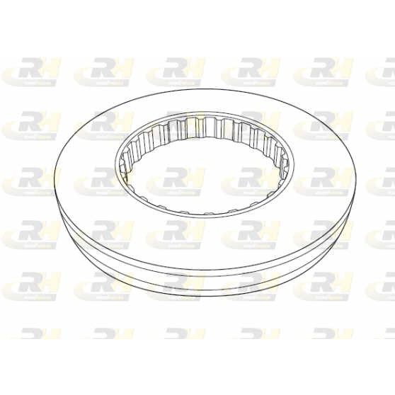 Слика на кочионен диск ROADHOUSE Heavy Duty Brake Discs NSX1177.10 за камион Volvo FH 480 - 480 коњи дизел