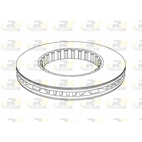 Слика на кочионен диск ROADHOUSE Heavy Duty Brake Discs NSX1177.20 за камион Renault Magnum DXi 13 520.25 - 520 коњи дизел