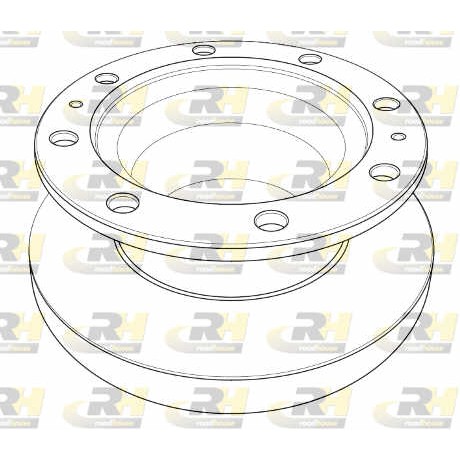 Слика на кочионен диск ROADHOUSE Heavy Duty Brake Discs NSX1206.10 за камион Volvo FL 250-13 - 250 коњи дизел