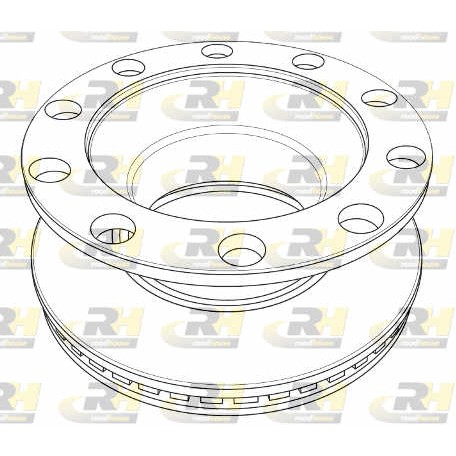 Слика на кочионен диск ROADHOUSE Heavy Duty Brake Discs NSX1209.20 за камион Renault Midlum 190.10 - 190 коњи дизел