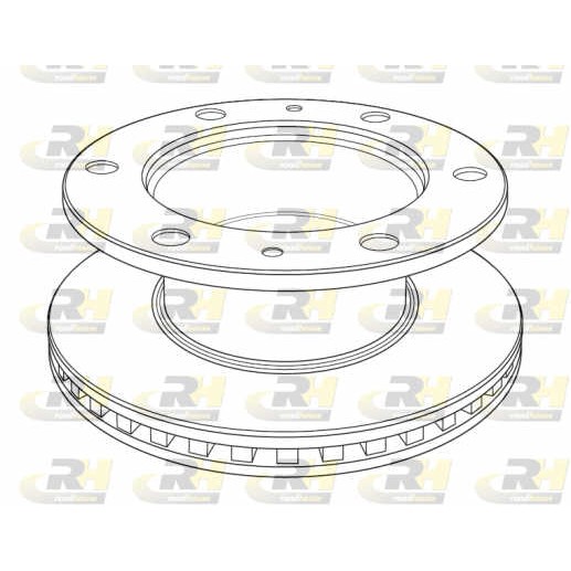 Слика на кочионен диск ROADHOUSE Heavy Duty Brake Discs NSX1220.20 за камион Iveco Eurocargo 80 EL 16 tector, 80 EL 16 P tector - 160 коњи дизел