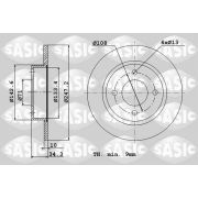 Слика 1 $на Кочионен диск SASIC 2464A24J