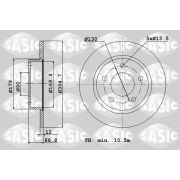 Слика 1 на кочионен диск SASIC 4004302J