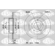 Слика 1 на кочионен диск SASIC 6100001