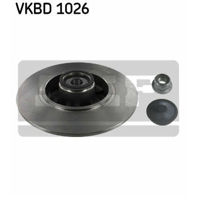 Слика на кочионен диск SKF VKBD 1026 за Renault Megane 3 Coupe 2.0 dCi (DZ0Y) - 150 коњи дизел