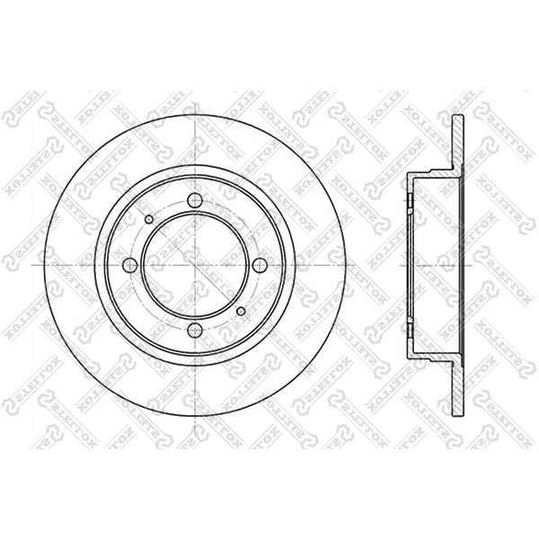 Слика на Кочионен диск STELLOX 6020-3009-SX