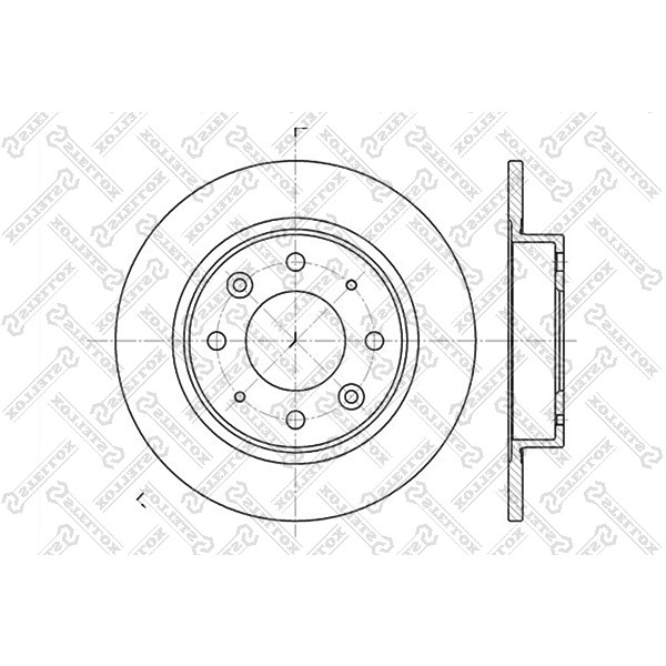 Слика на Кочионен диск STELLOX 6020-3503-SX