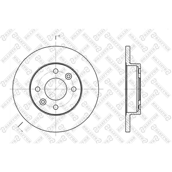 Слика на Кочионен диск STELLOX 6020-3908-SX