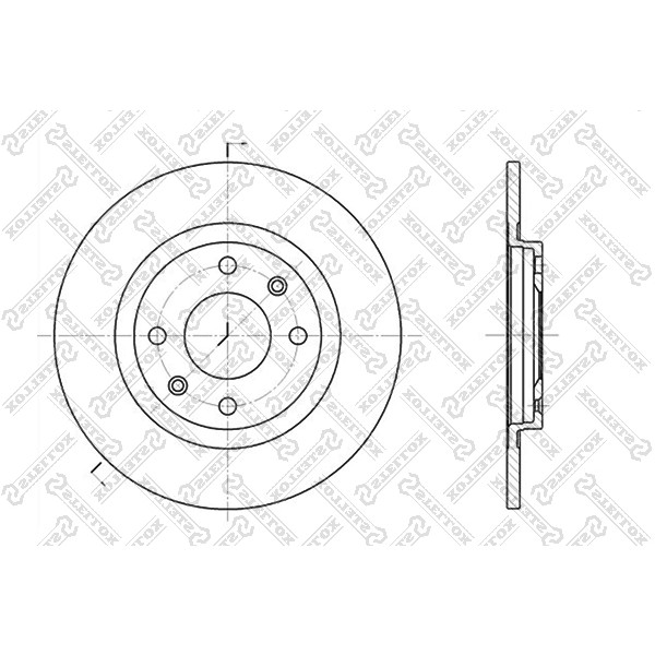 Слика на Кочионен диск STELLOX 6020-9914-SX