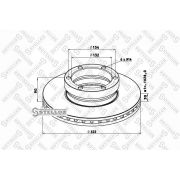 Слика 1 $на Кочионен диск STELLOX 85-00732-SX