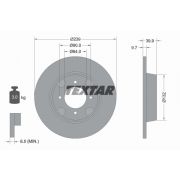 Слика 1 $на Кочионен диск TEXTAR 92020600