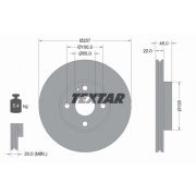 Слика 1 $на Кочионен диск TEXTAR 92061600