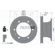 Слика 1 на кочионен диск TEXTAR 93084800