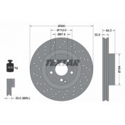 Слика 1 на кочионен диск TEXTAR PRO+ 92120205