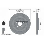 Слика 1 $на Кочионен диск TEXTAR PRO+ 92290605