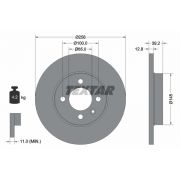 Слика 1 на кочионен диск TEXTAR PRO 92041703