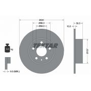 Слика 1 на кочионен диск TEXTAR PRO 92046903