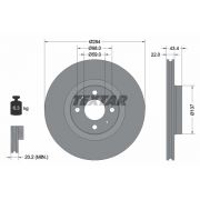 Слика 1 на кочионен диск TEXTAR PRO 92053503