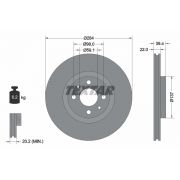 Слика 1 на кочионен диск TEXTAR PRO 92055203