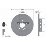 Слика 1 $на Кочионен диск TEXTAR PRO 92059303