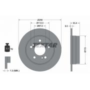 Слика 1 на кочионен диск TEXTAR PRO 92059503