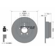 Слика 1 на кочионен диск TEXTAR PRO 92066803