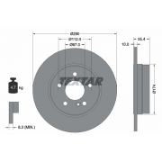 Слика 1 на кочионен диск TEXTAR PRO 92072703